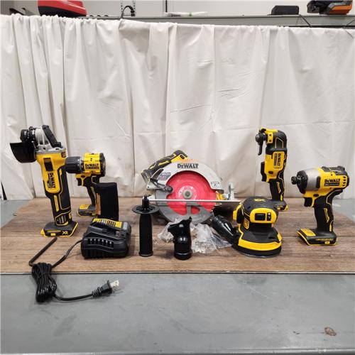 AS IS Dewalt 20-Volt MAX ToughSystem Lithium-Ion 6-Tool Cordless Combo Kit