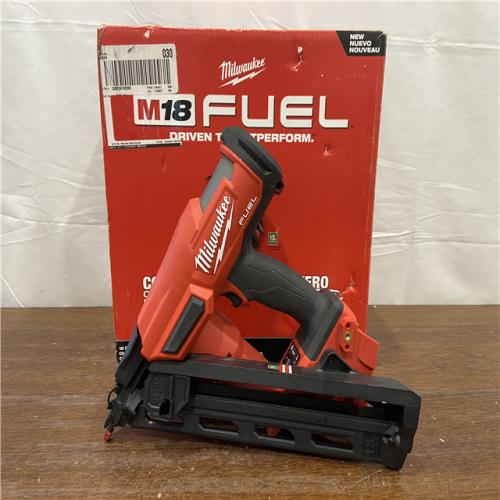 AS-IS Milwaukee  18V FUEL 15 Ga. 18 Volt Brushless Angled Finish Nailer ( TOOL ONLY)