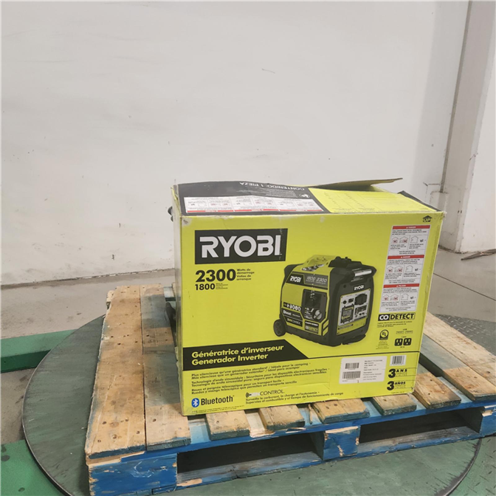 Dallas Location - As-Is Ryobi 2300-Watt Bluetooth Inverter Generator(Lot Of 2)