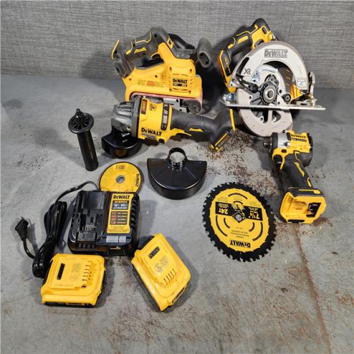 HOUSTON LOCATION - AS-IS DEWALT 4 TOOL COMBO KIT W/ (2) BATTERY & CHARGER