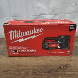 AS-IS M18 18-Volt 1/4 HP Lithium-Ion Cordless Transfer Pump (Tool Only)