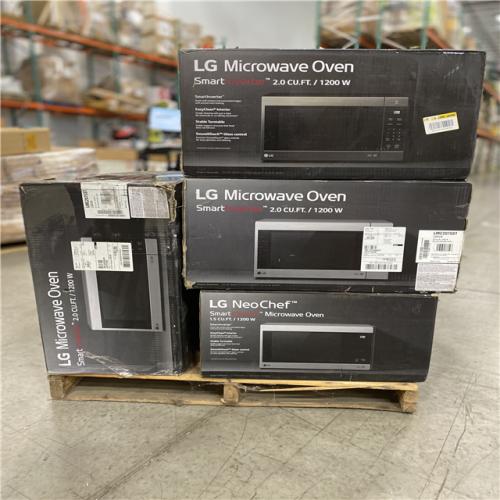 DALLAS LOCATION - MIXED LG MICROWAVE OVEN PALLET -( 8 UNITS )