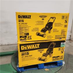 Dallas Location - As-Is Dewalt DW12A-O1T9739 Gas Lawn Mower(Lot Of 4)