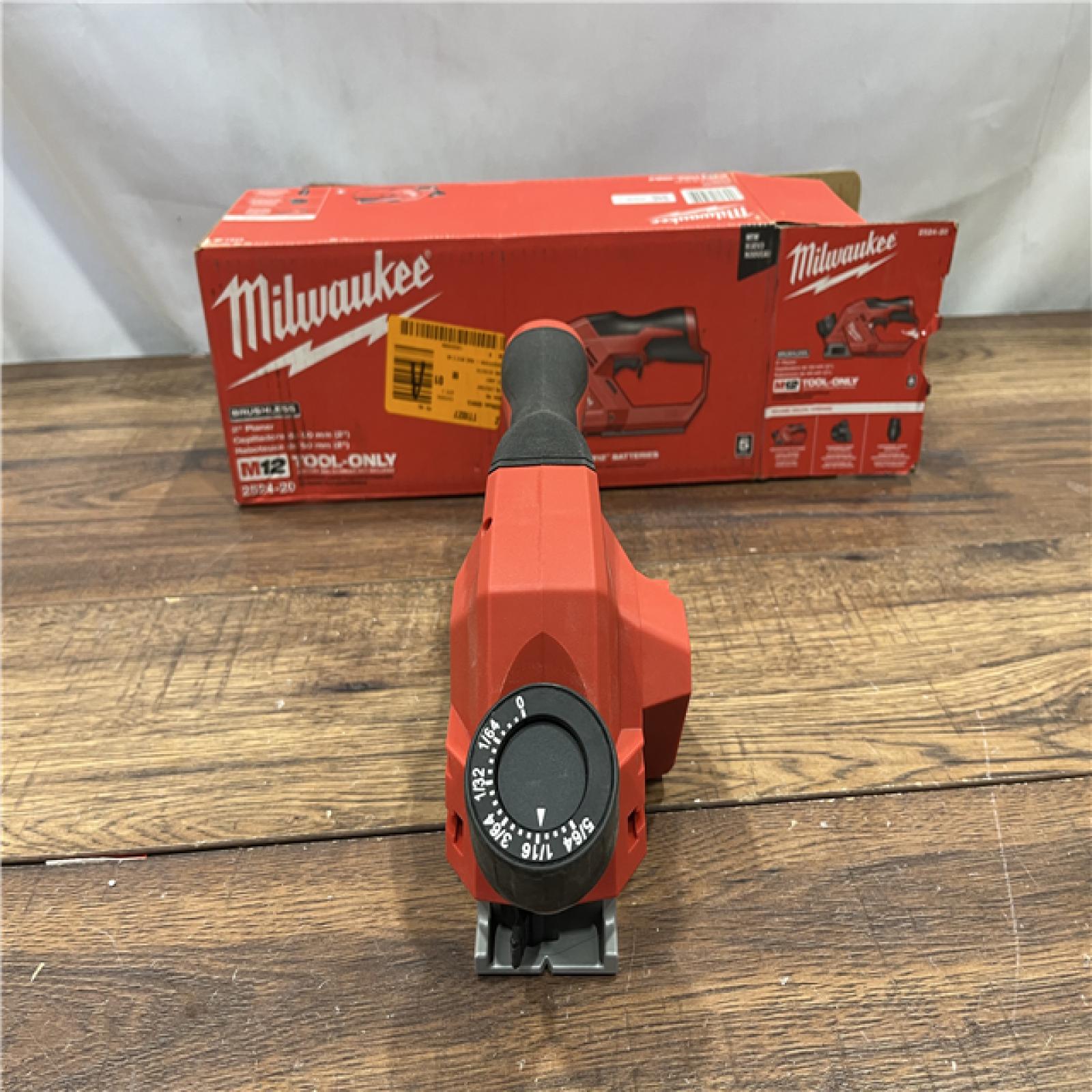 AS IS Milwaukee M12 Brushless 2-inch Planer, Tool Only