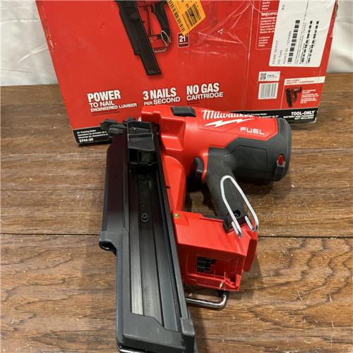 AS-ISMilwaukee 2744-20 M18 FUEL 3-1/2 in. 18-Volt 21-Degree Lithium-Ion Brushless Cordless Framing Nailer (Tool-Only) (Refurbished)