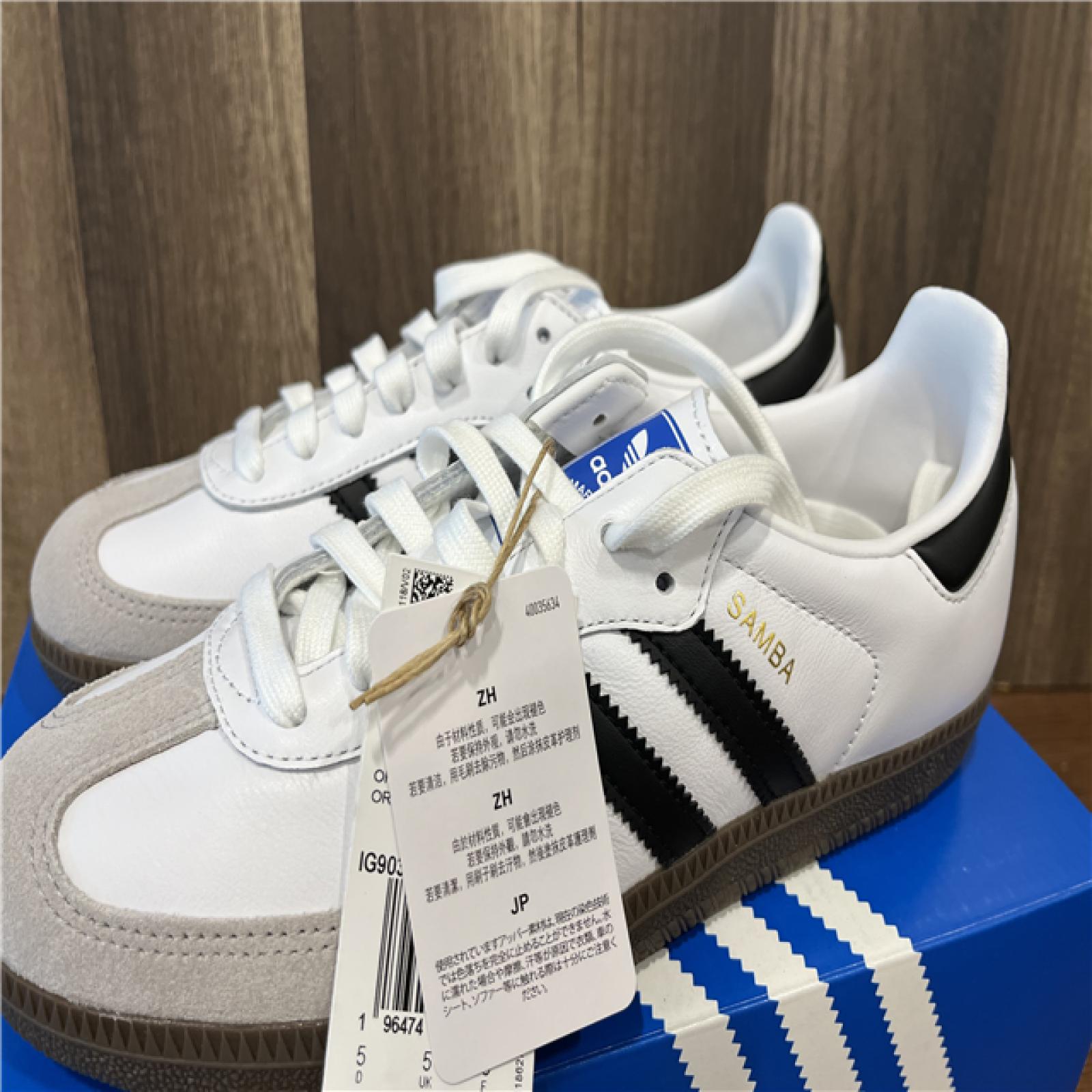 NEW! ADIDAS SAMBA OG Womens White Shoes - Size 6.5