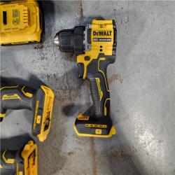 HOUSTON LOCATION - AS-IS DeWalt 20V MAX ATOMIC Cordless Brushless 3 Tool Combo Kit