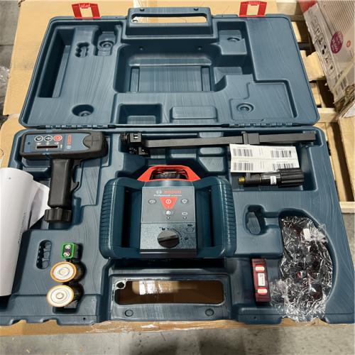 LIKE NEW! - Bosch 800 ft. Rotary Laser Level Complete Kit Self Leveling with Hard Carrying Case