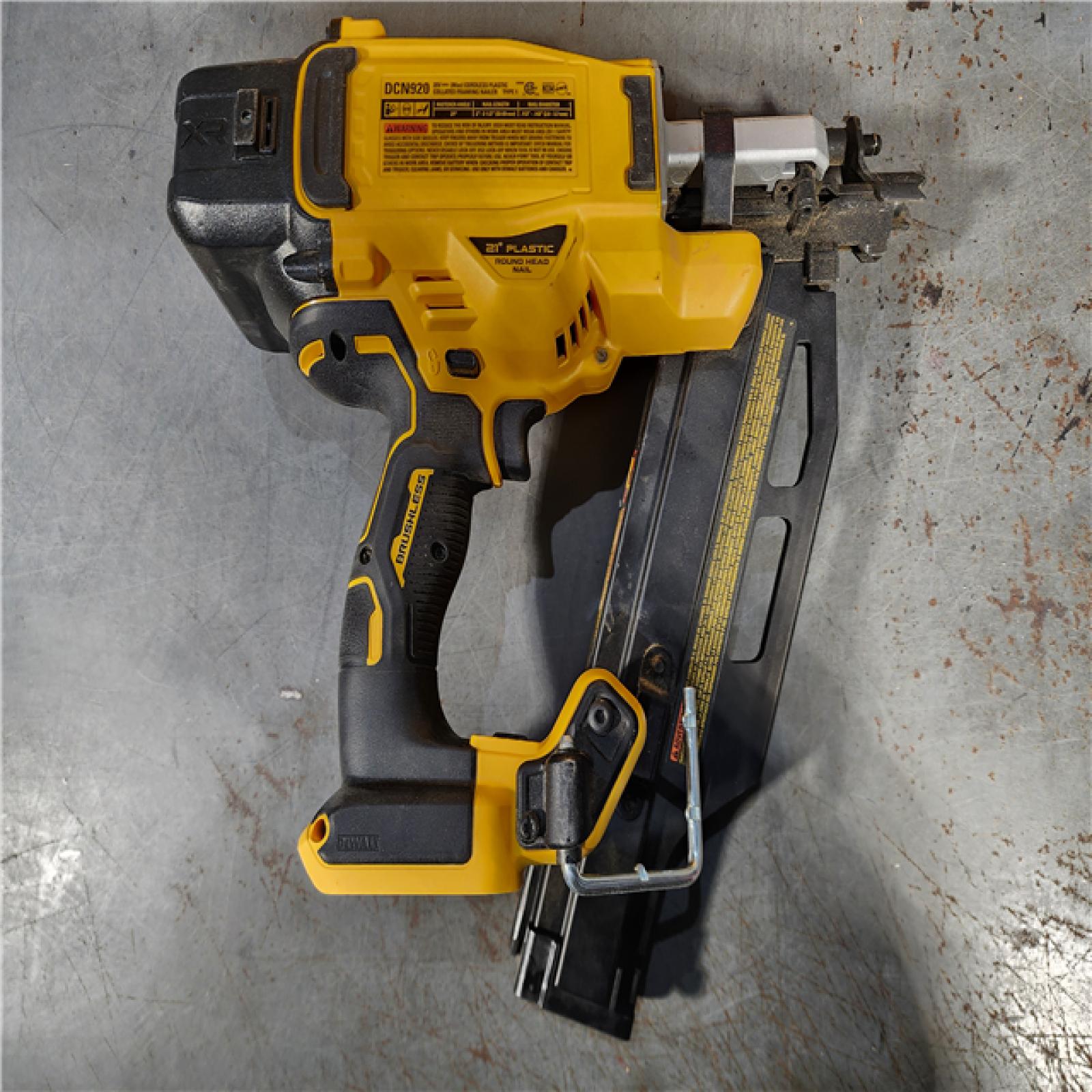 HOUSTON LOCATION - AS-IS DEWALT 20-Volt 21Â° Cordless Framing Nailer (Tool-Only)