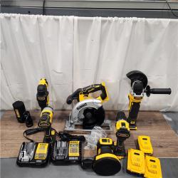 AS IS Dewalt 20-Volt MAX ToughSystem Lithium-Ion 6-Tool Cordless Combo Kit