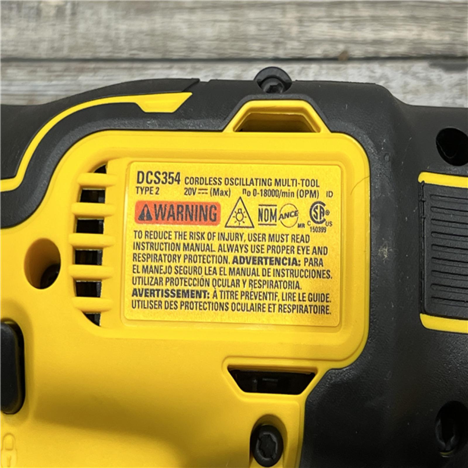 AS-IS DEWALT ATOMIC 20V MAX Cordless Brushless Oscillating Multi Tool (Tool Only)