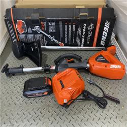 Houston location AS-IS Echo DPAS-2100SBC1 EFORCE 56V Brushless Cordless Pro Attachment Trimmer Kit