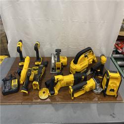 AS-IS DEWALT 20V MAX Lithium-Ion Brushed Cordless (10-Tool) Combo Kit