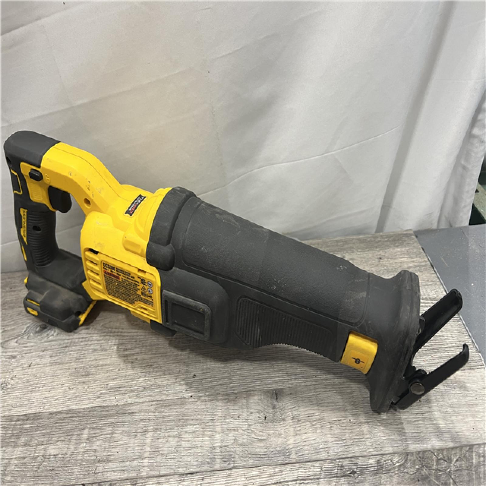 AS-IS DEWALT 20V MAX Lithium Ion Cordless Brushless Reciprocating Saw with FLEXVOLT ADVANTAGE (Tool Only)