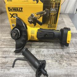 AS-IS DEWALT 20V XR Cordless 4-1/2. in. to 5 in. Variable Speed Angle Grinder (Tool Only)