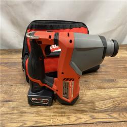 AS IS M12 FUEL 12V Lithium-Ion Brushless Cordless 5/8 in. SDS Plus Rotary Hammer Kit with One 4.0Ah Battery and Bag