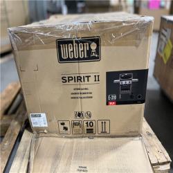 DALLAS LOCATION - Weber Spirit II E-310 3-Burner Liquid Propane Gas Grill in Black