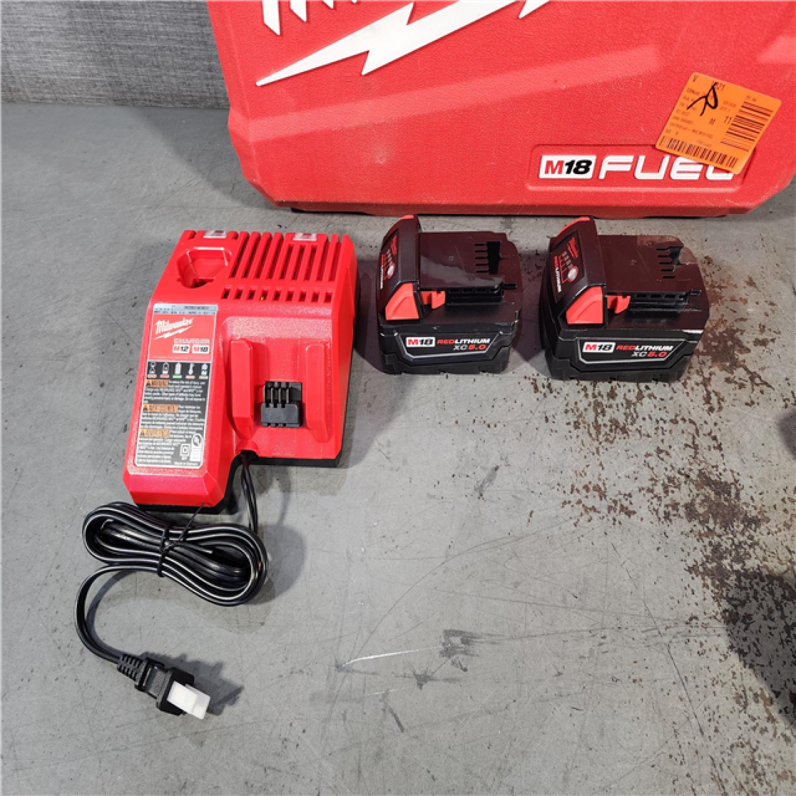 HOUSTON LOCATION - AS-IS (APPEARS LIKE NEW) M18 FUEL 18V Lithium-Ion Brushless Cordless Hammer Drill and Impact Driver Combo Kit (2-Tool) with 2 Batteries