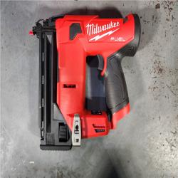 HOUSTON LOCATION - AS-IS M12 FUEL 12-Volt Lithium-Ion Brushless Cordless 18-Guage Compact Brad Nailer (Tool Only)