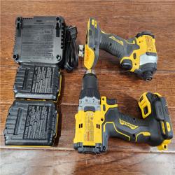 AS-IS DEWALT 20V MAX XR Brushless Cordless Drill/Impact Driver (2-Tool) Combo Kit