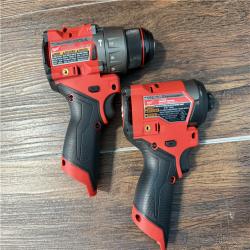 California NEW Milwaukee M12 Fuel 2-Tool Combo Kit, includes (2) batteries, charger and bag.