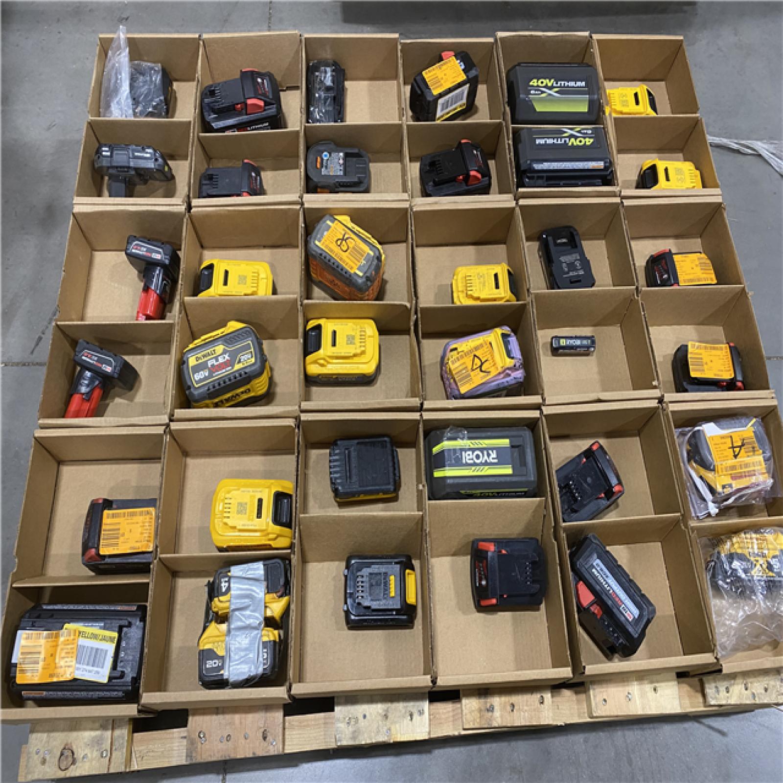 DALLAS LOCATION - AS-IS BATTERY PALLET