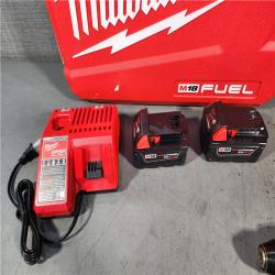 HOUSTON LOCATION - AS-IS (APPEARS LIKE NEW) Milwaukee M18 FUEL 18V Lithium-Ion Brushless Cordless Hammer Drill and Impact Driver Combo Kit (2-Tool) with 2 Batteries