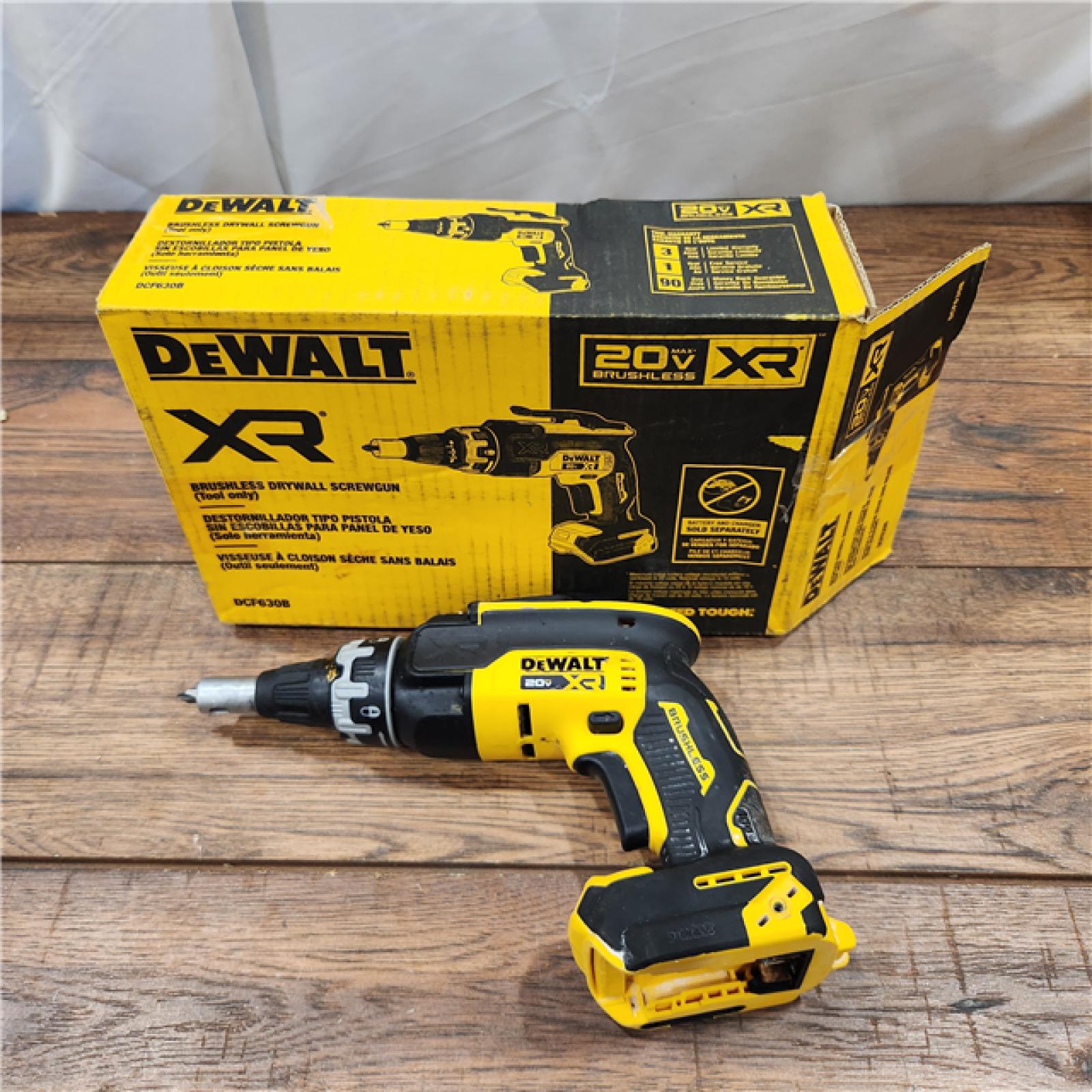 AS-IS DeWalt DCF630B 20V Cordless Brushless Screw Gun (Tool Only)