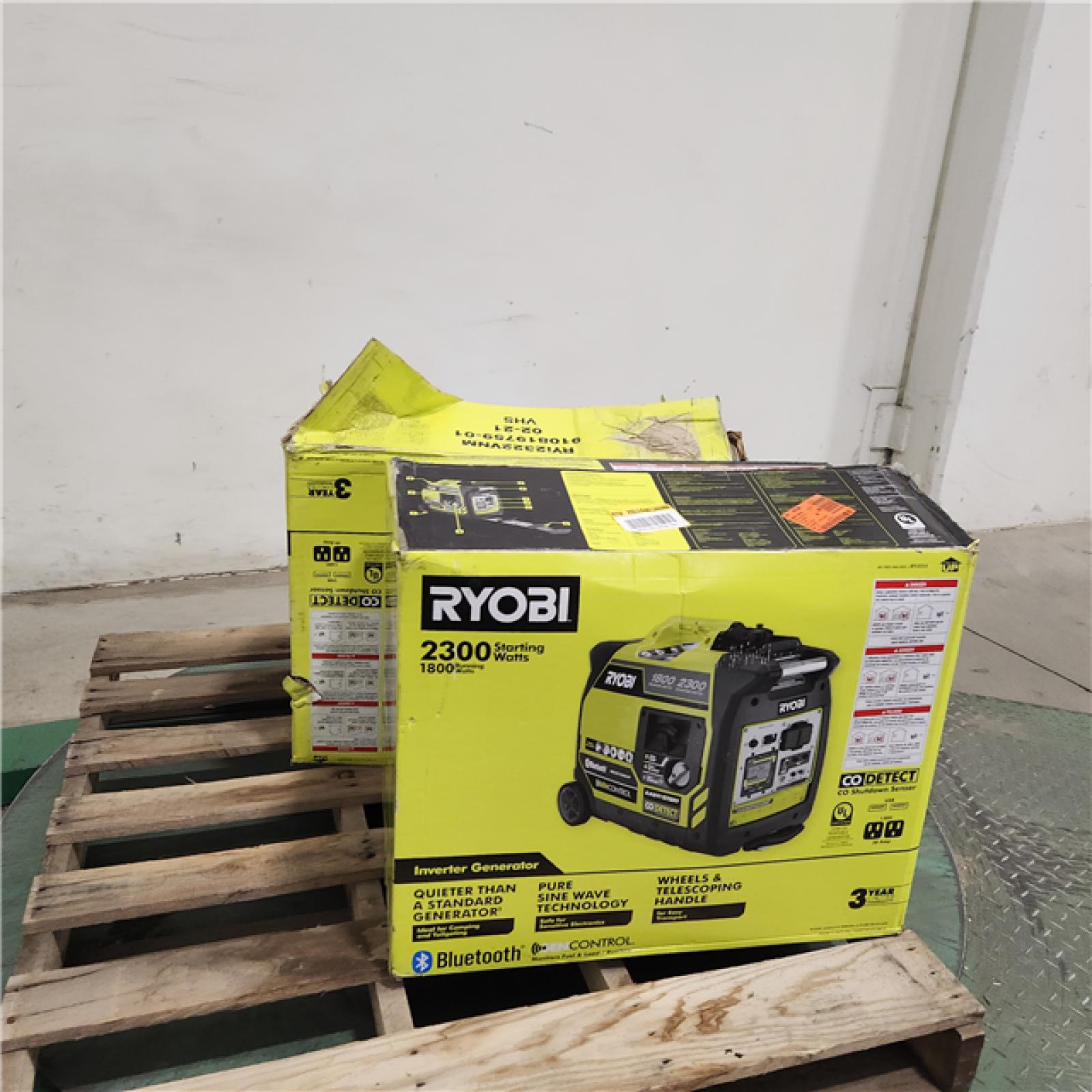 Dallas Location - As-Is RYOBI 2300 WATT GENERATOR (Lot Of 2)