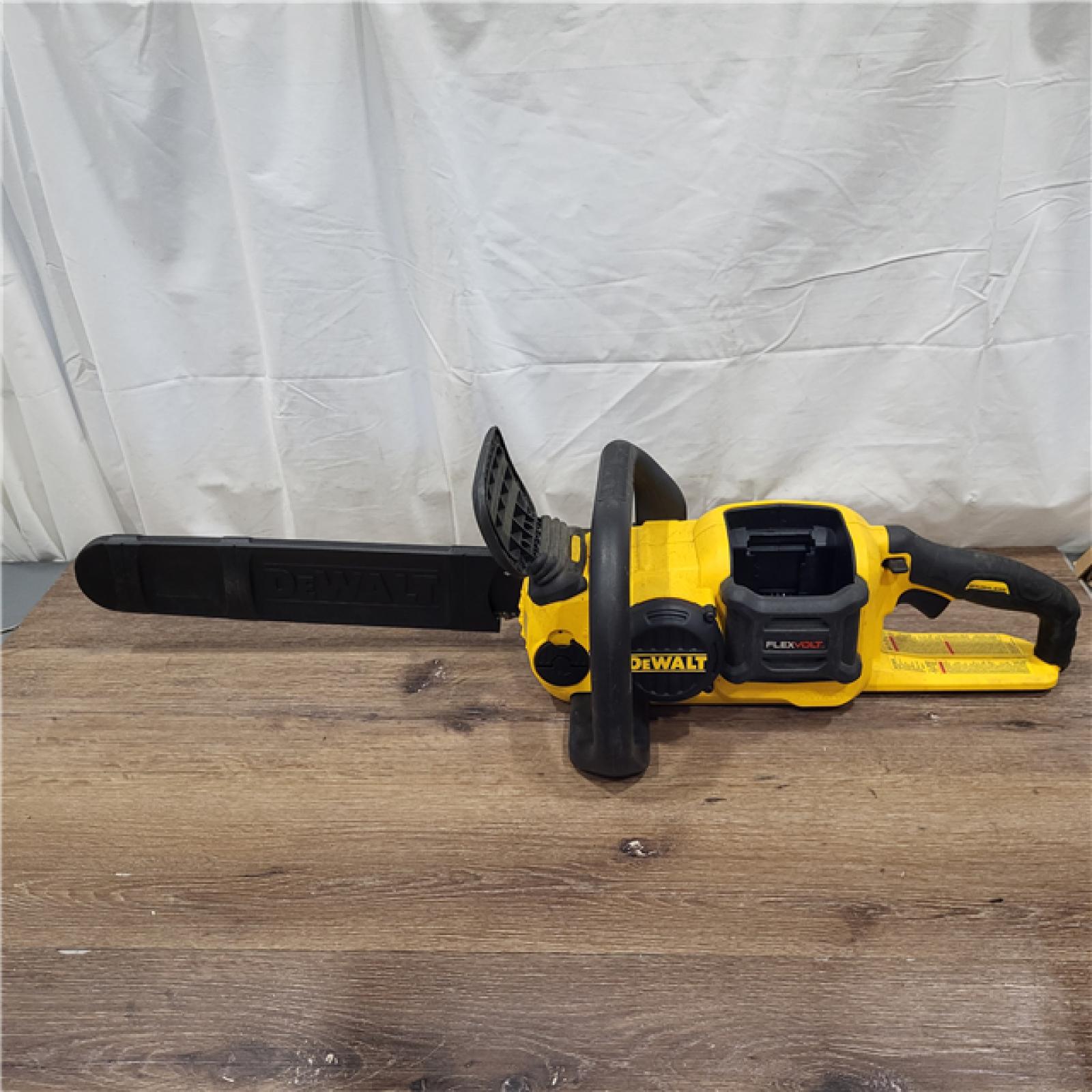 AS IS DeWalt FLEXVOLT 60V MAX Lithium-Ion Brushless Cordless 16in. Chainsaw Kit