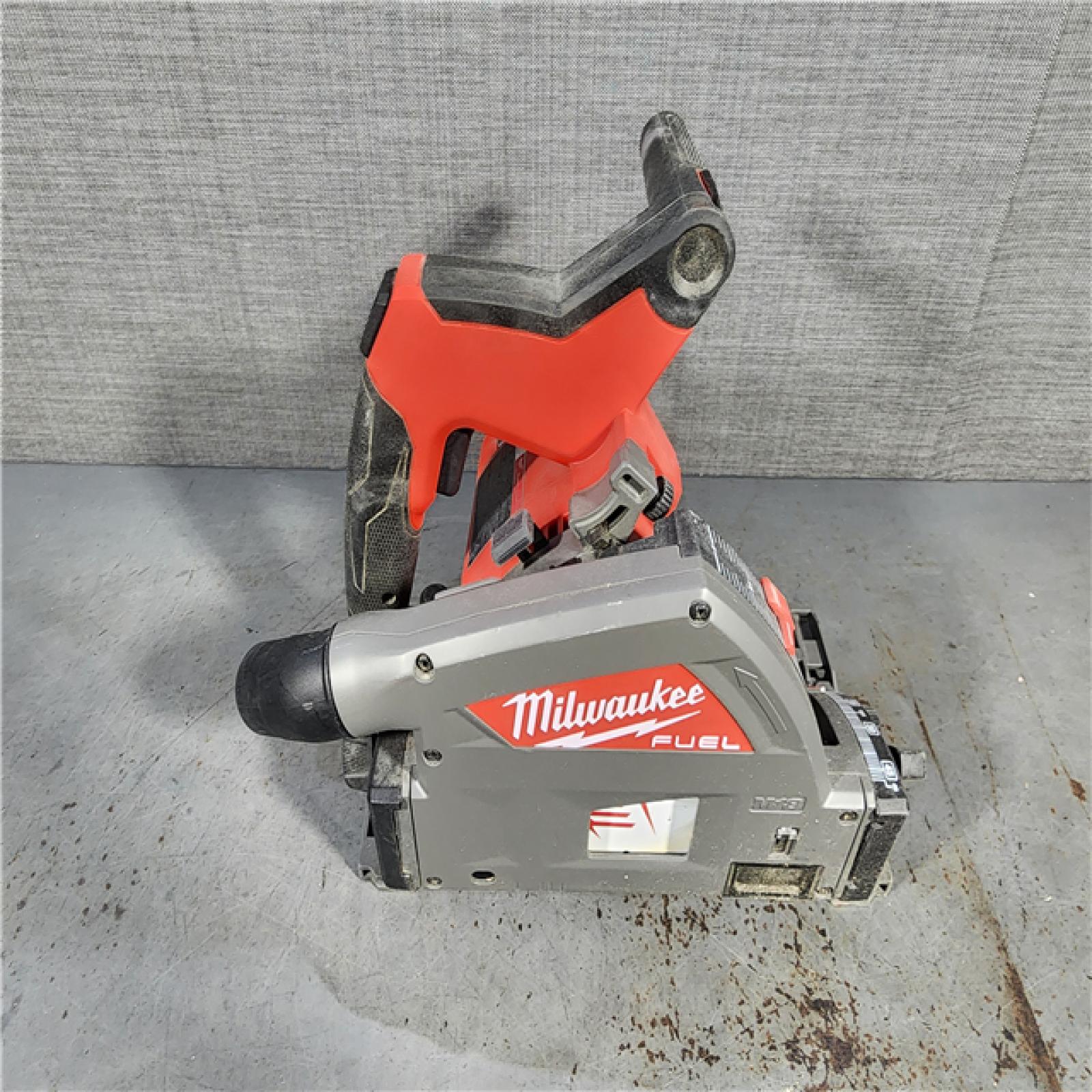 HOUSTON LOCATION - AS-IS Milwaukee M18 FUEL 18V Lithium-Ion Cordless Brushless 6-1/2 in. Plunge Cut Track Saw (Tool-Only)