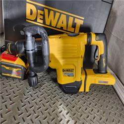 HOUSTON LOCATION - AS-IS FLEXVOLT 60V Lithium-Ion Cordless SDS MAX 3/4 in. Chipping Hammer Kit with 9.0Ah Battery, Charger and Kit Box