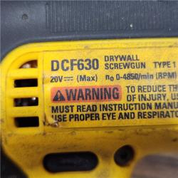 AS-IS DeWalt DCF630B 20V Cordless Brushless Screw Gun (Tool Only)