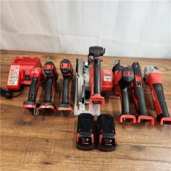 AS-IS Milwaukee M18 18V Lithium-Ion Cordless Combo Tool Kit