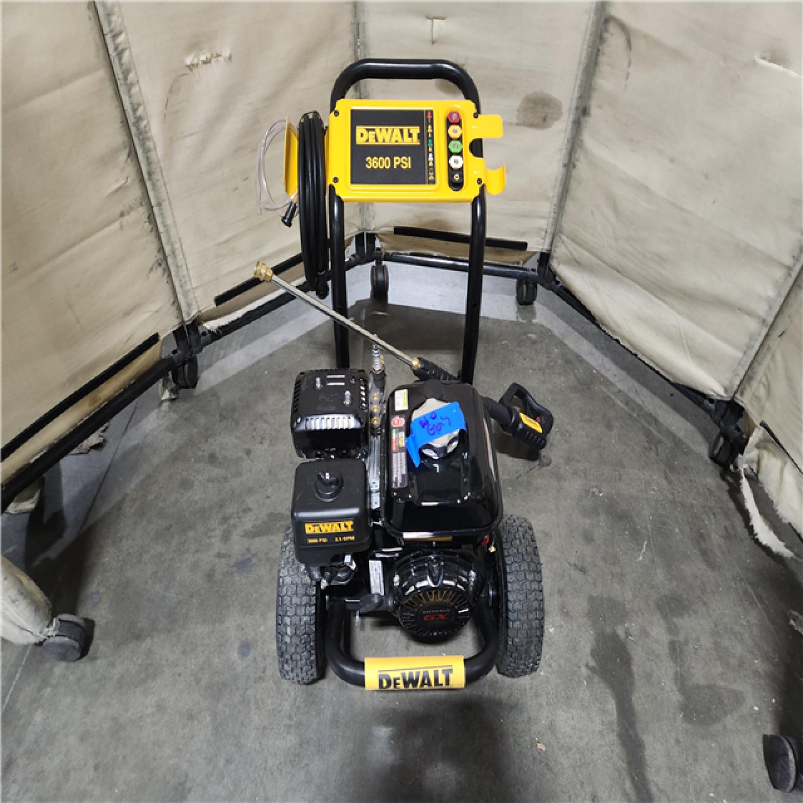 California AS-IS DEWALT 3600 PSI 2.5 GPM Cold Water Gas Professional Pressure Washer with HONDA GX200 Engine