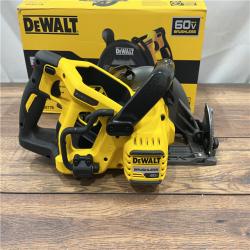 AS-IS DEWALT FLEXVOLT 60V MAX Cordless Brushless 7-1/4 in. Wormdrive Style Circular Saw (Tool Only)