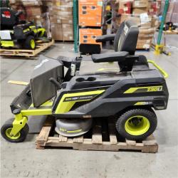 DALLAS LOCATION - AS-IS RYOBI 80V HP Brushless 30 in. Battery Electric Cordless Zero Turn Riding Mower