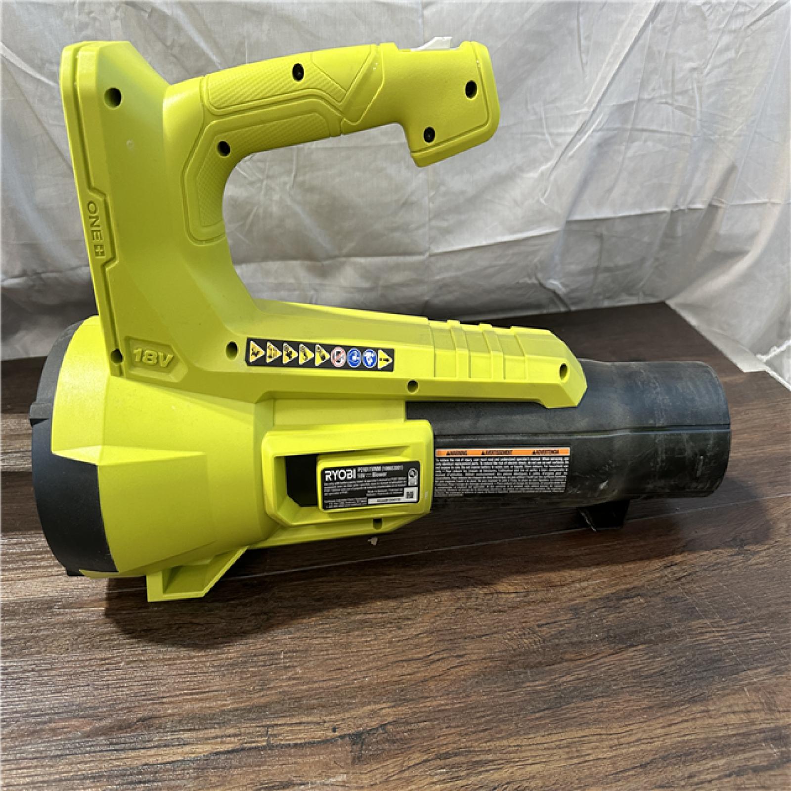 California AS-IS Ryobi 250 CFM 18V Blower Kit, Includes (1) Battery & Charger: Appears in Like-New Condition