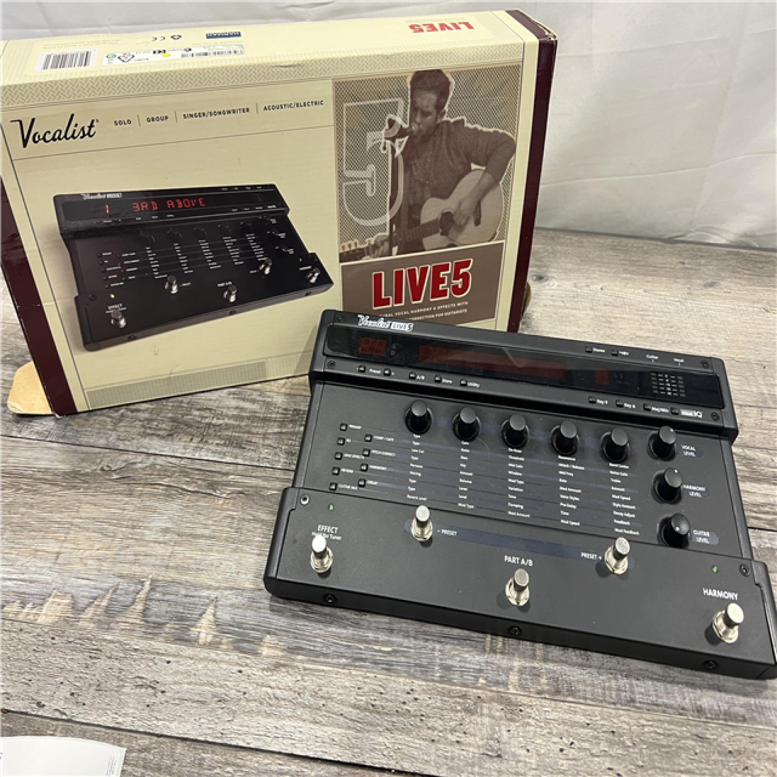 AS-IS DigiTech Vocalist Live 5 Vocal Harmony Vocal Processor