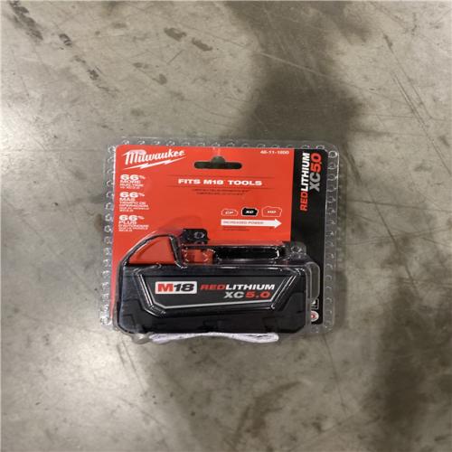 NEW! - Milwaukee M18 18-Volt 5.0 Ah Lithium-Ion XC Extended Capacity Battery Pack