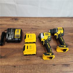 DeWalt 20V MAX Atomic Cordless Brushless 2 Tool Compact Drill and Impact Driver Kit (Appears In Good Condition)