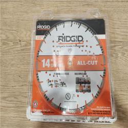 Phoenix Location NEW RIDGID 14 in. All-Cut Segmented Rim Diamond Saw Blade