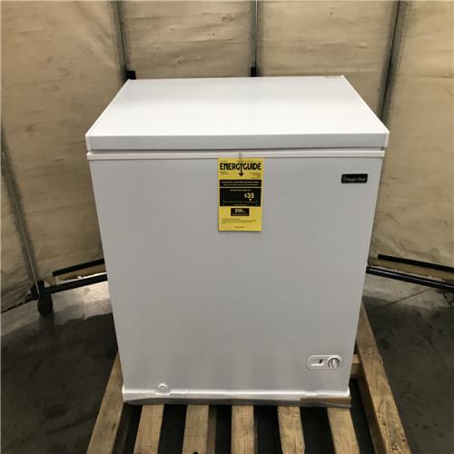 California AS-IS 7.0 Cu. Ft. Chest Freezer in White