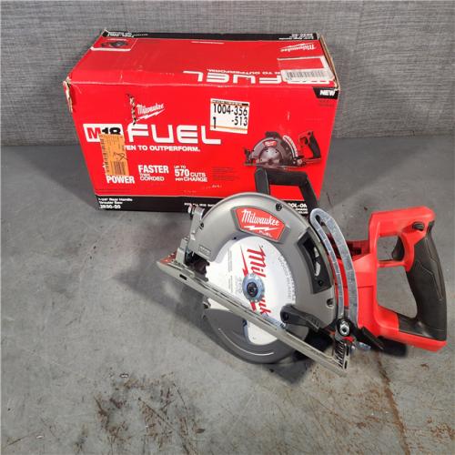 HOUSTON LOCATION - AS-IS Milwaukee 2830-20 Rear Handle Circular Saw M18 FUEL 7-1/4  Cordless Brushless Tool Only