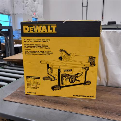 AS- IS DEWALT 15 Amp Corded 8-1/4 in. Compact Portable Jobsite Tablesaw (Stand Not Included)