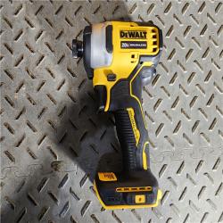 HOUSTON LOCATION - AS-IS (APPEARS LIKE NEW) DEWALT ATOMIC 20V MAX* Brushless Cordless Compact 1/4 in. Impact Driver Kit