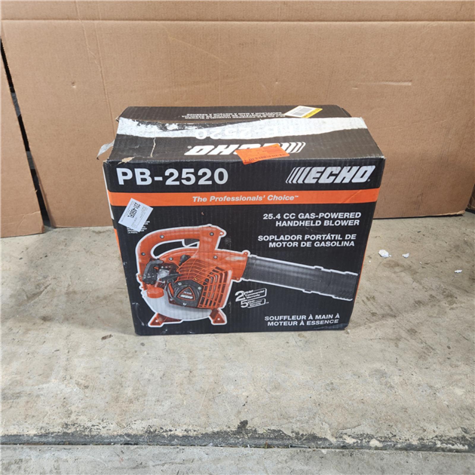 Houston location- AS-IS Echo PB-2520 25.4cc Gas Leaf Blower