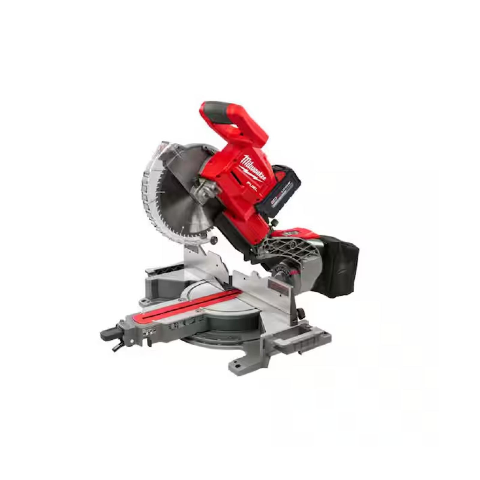 NEW! - Milwaukee M18 FUEL 18V Lithium-Ion Brushless Cordless 10 in. Dual Bevel Sliding Compound Miter Saw (Tool-Only)