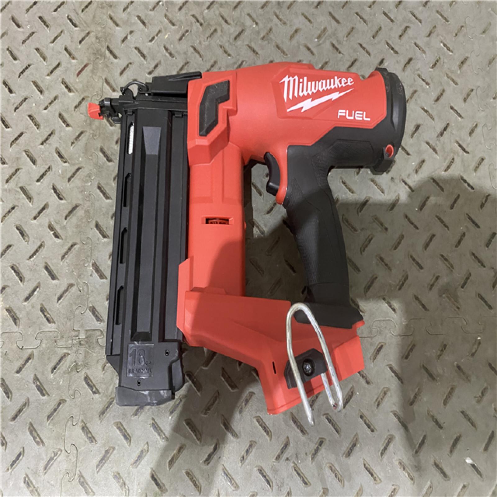 Houston location AS-IS Milwaukee M18 Fuel 18V Brushless 18-Gauge Brad Nailer 2746-20 (Bare Tool)