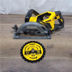 AS-IS DEWALT FLEXVOLT 60V MAX Cordless Brushless 7-1/4 in. Wormdrive Style Circular Saw (Tool Only)